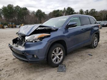  Salvage Toyota Highlander