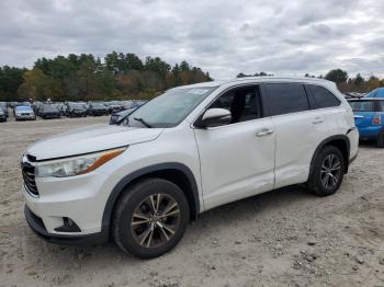  Salvage Toyota Highlander