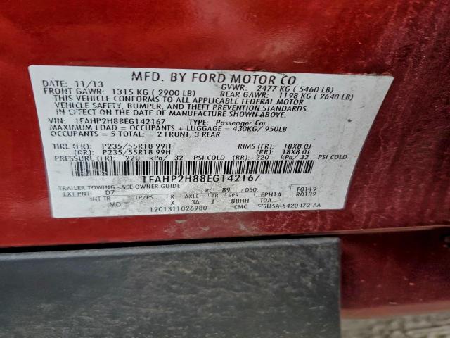 Ford Taurus Sel Image 12