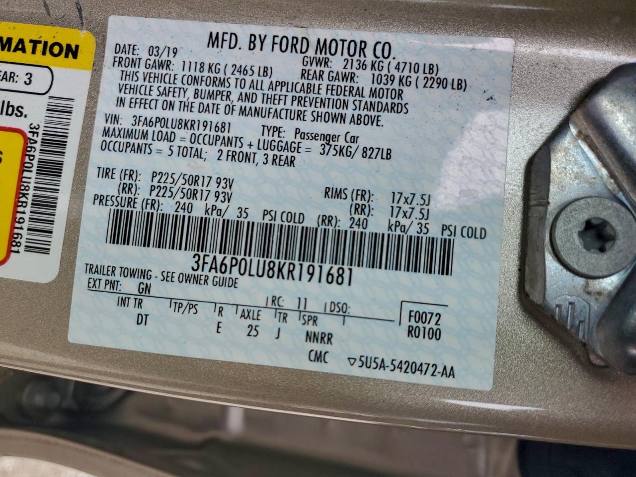 Ford Fusion Se Image 10