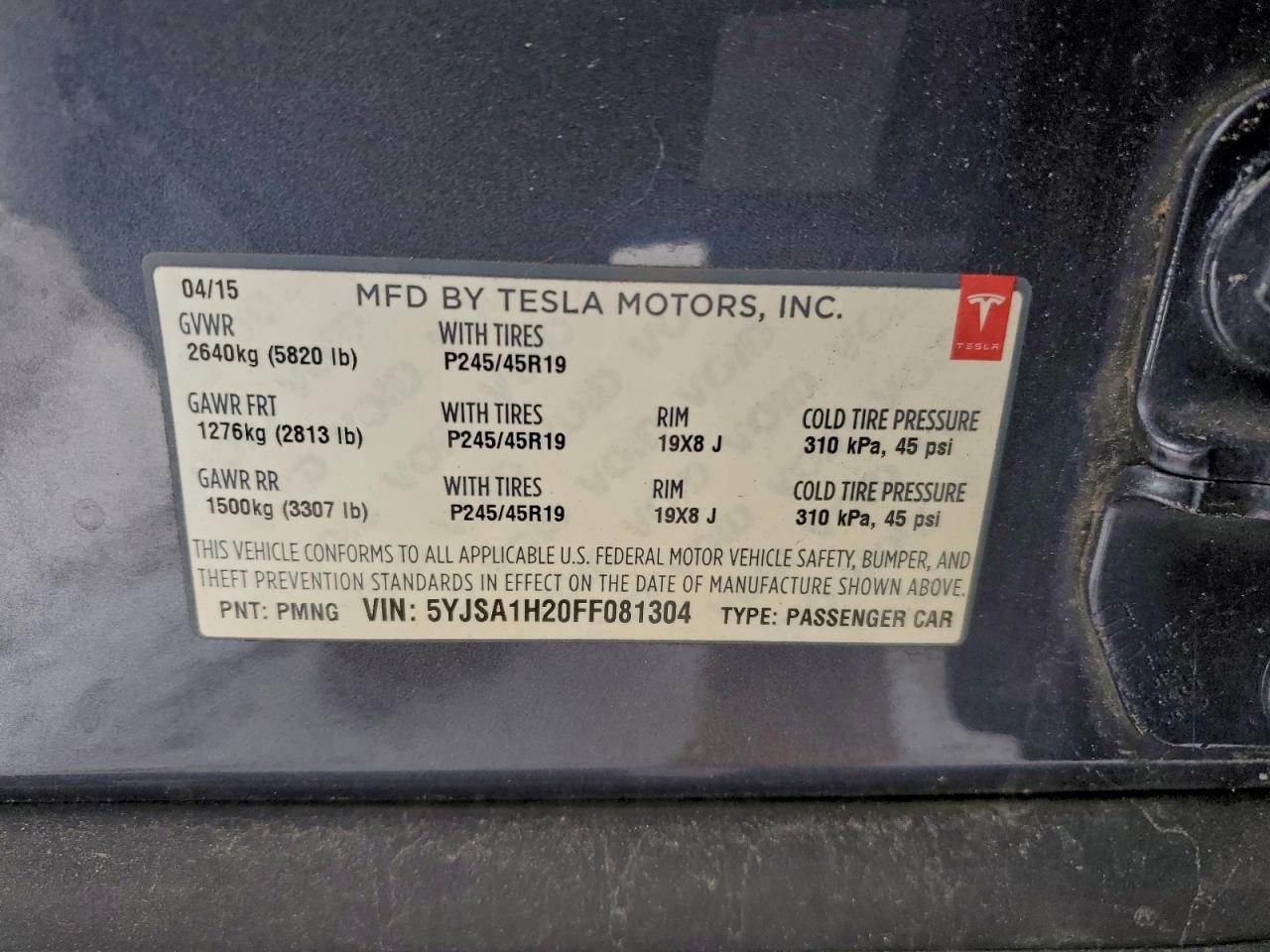 Tesla Model S 85d Image 10