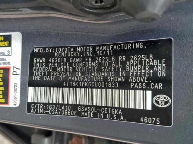 Toyota Camry Se Image 4