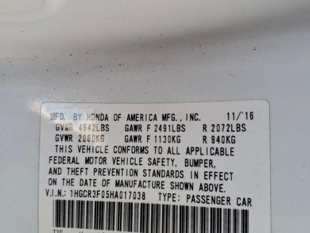 Honda Accord Exl Image 2