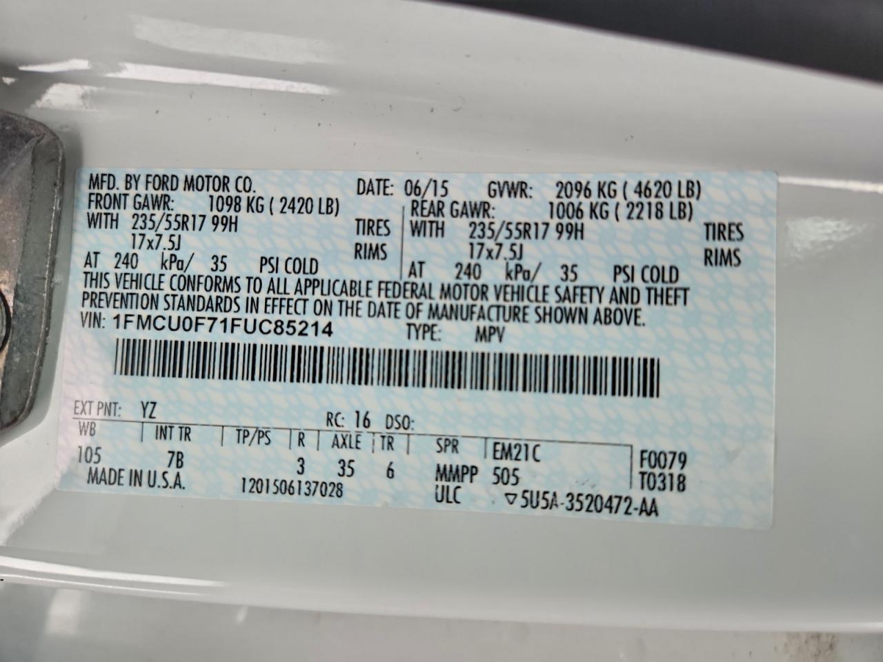 Ford Escape S Image 8